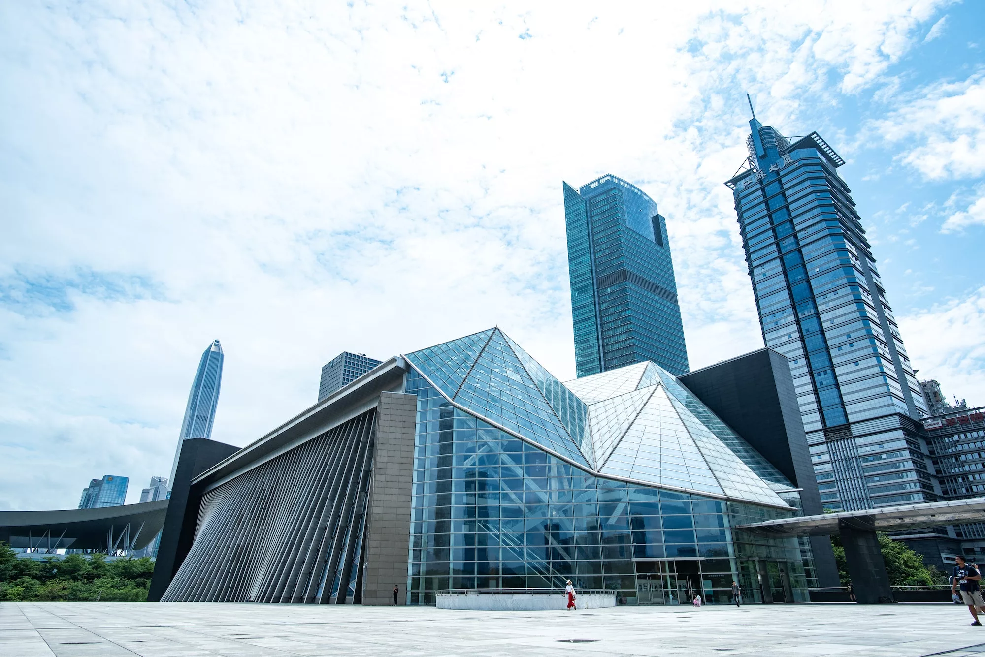 Cityscape of Shenzhen, China. Shenzhen is a major city in Guangdong Province